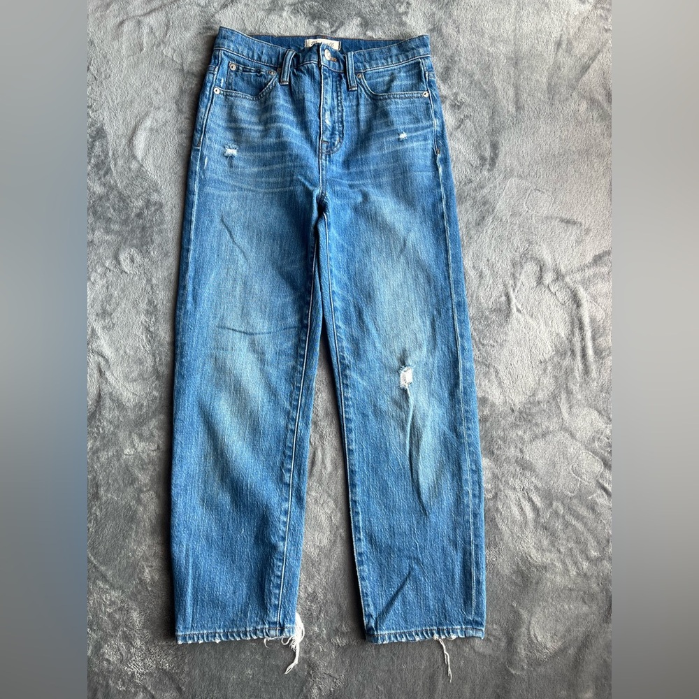 Madewell Women's Straight Leg Jeans - Blue